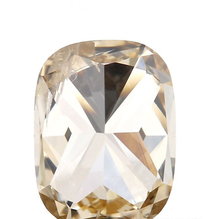 0.43ct | Champagne SI Cushion Shape Brilliant Cut Diamond-Modern Rustic Diamond