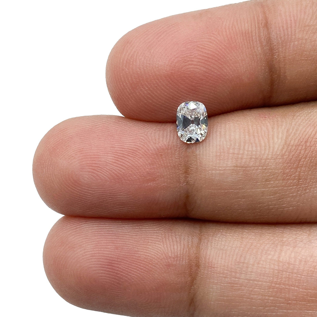 0.43ct | D-E/VVS Cushion Shape Old Mine Cut Diamond-Modern Rustic Diamond