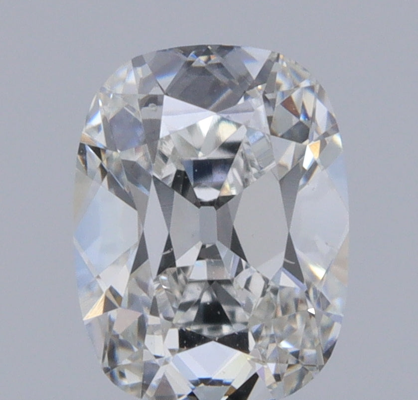 0.43ct | D-E/VVS Cushion Shape Old Mine Cut Diamond-Modern Rustic Diamond