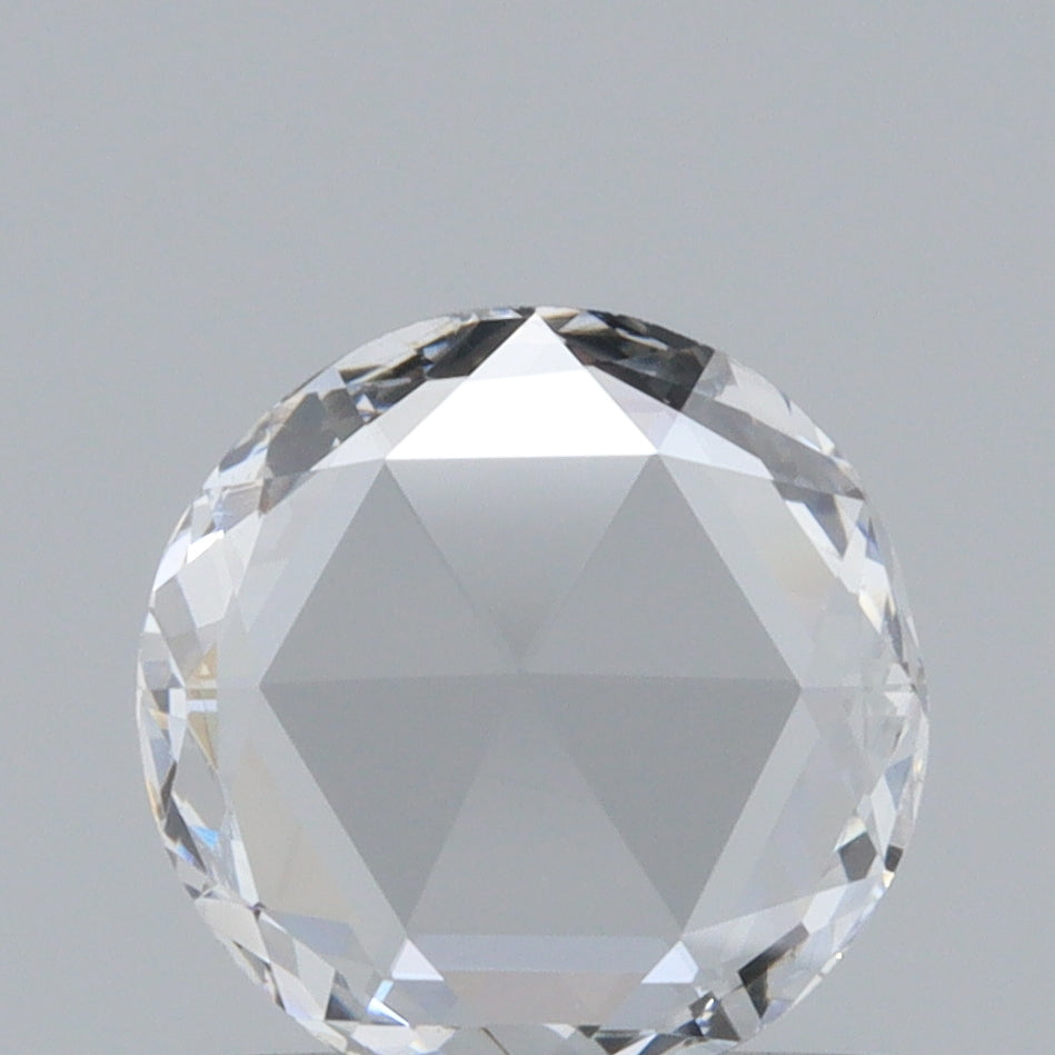 0.44ct | D/VS1 Round Shape Rose Cut Diamond-Modern Rustic Diamond