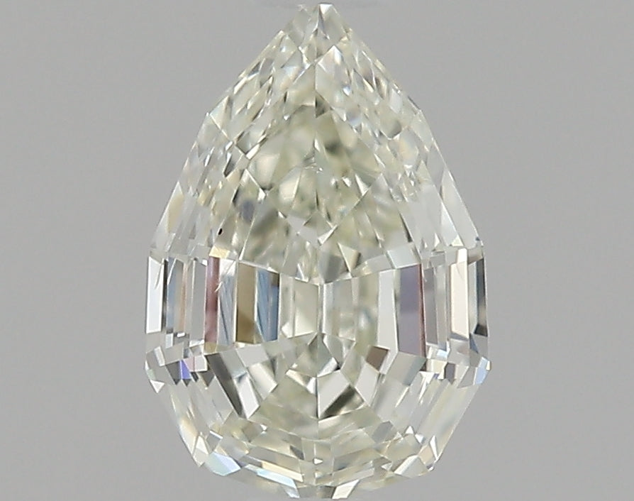 0.53ct | I/VS2 Pear Shape Step Cut Diamond-Modern Rustic Diamond