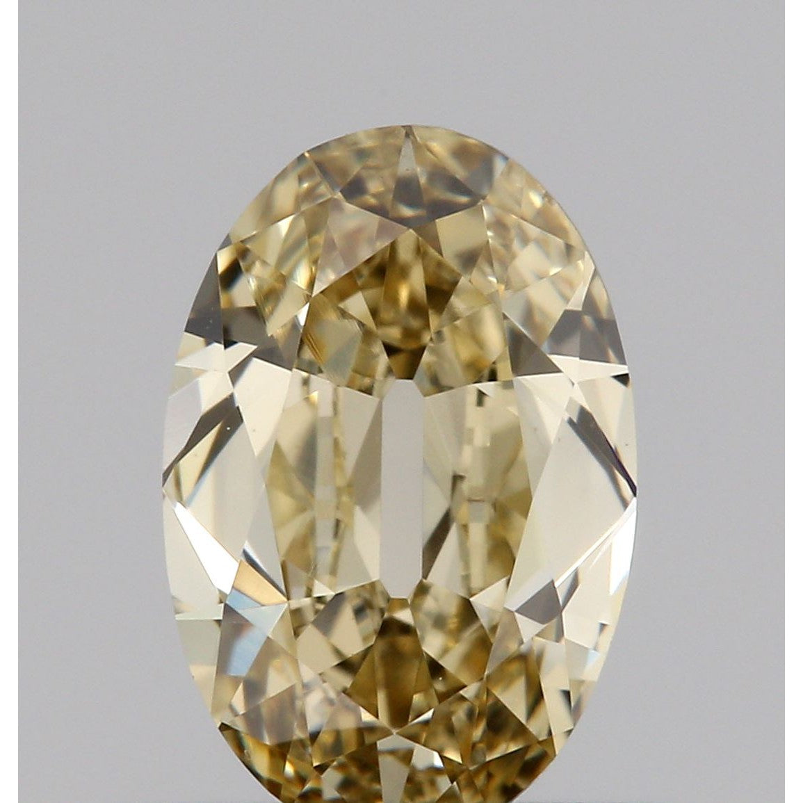 0.54ct | Champagne VVS Oval Shape Old Mine Cut Diamond-Modern Rustic Diamond