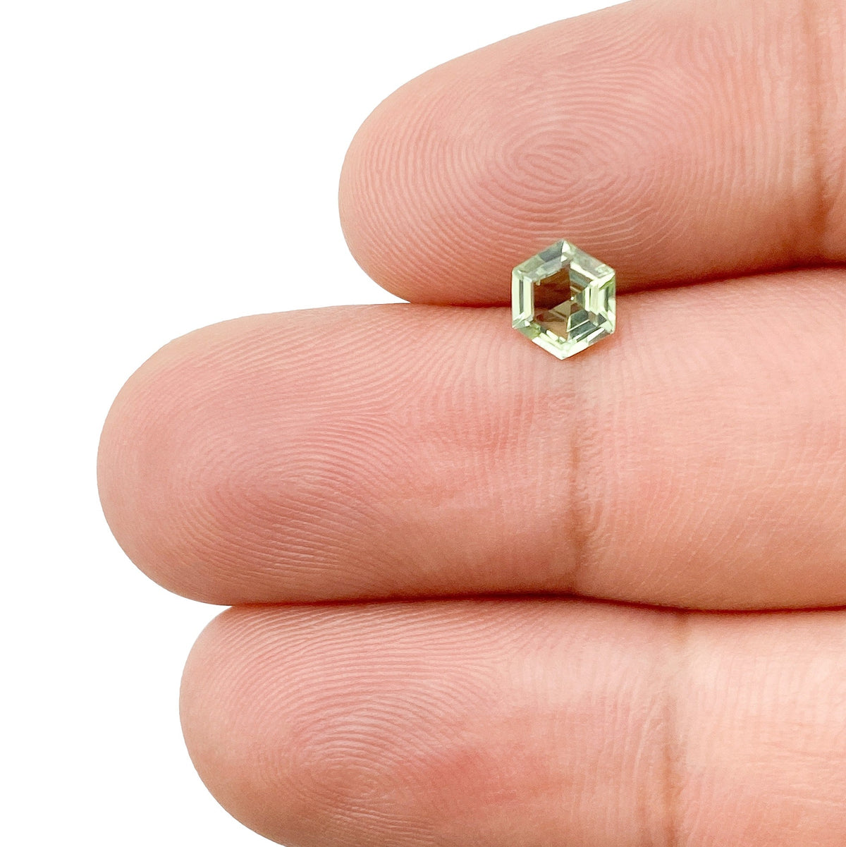 0.55ct | Hexagon Shape Step Cut Tourmaline-Modern Rustic Diamond