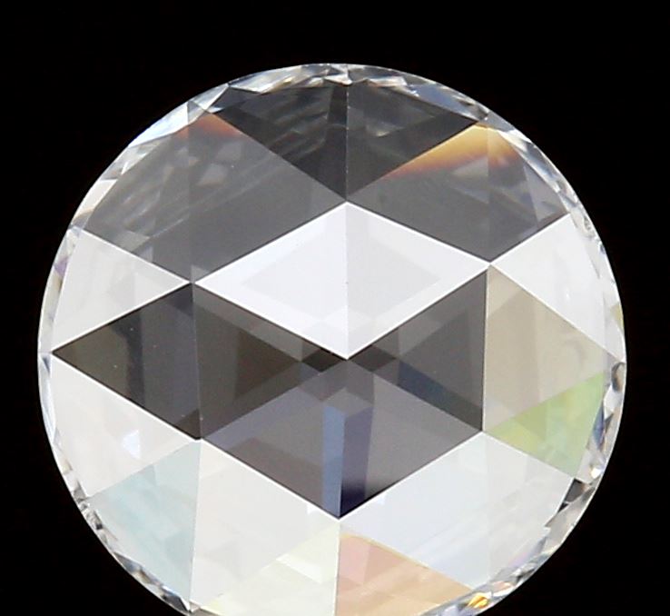 0.56ct | F/VVS2 Round Shape Rose Cut Diamond (GIA)-Modern Rustic Diamond