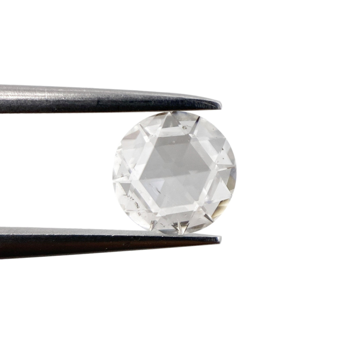 0.57ct | D/SI1 Round Shape Rose Cut Diamond-Modern Rustic Diamond