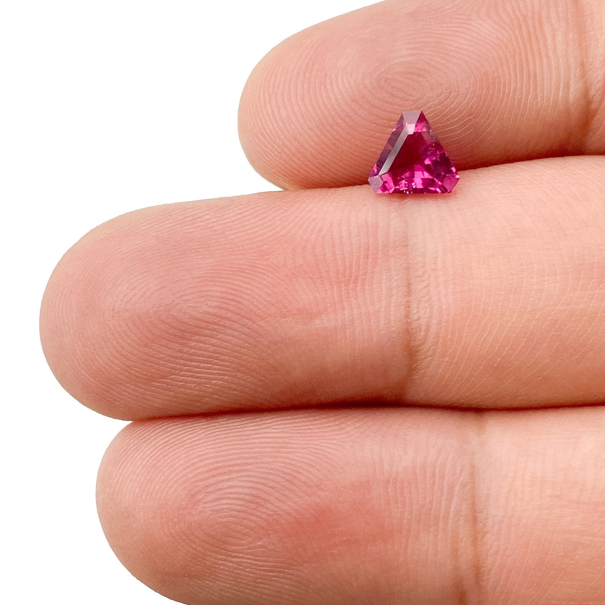 0.65ct | Shield Shape Step Cut Tourmaline-Modern Rustic Diamond