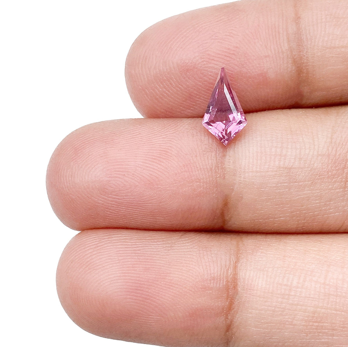 0.66ct | Kite Shape Step Cut Tourmaline-Modern Rustic Diamond