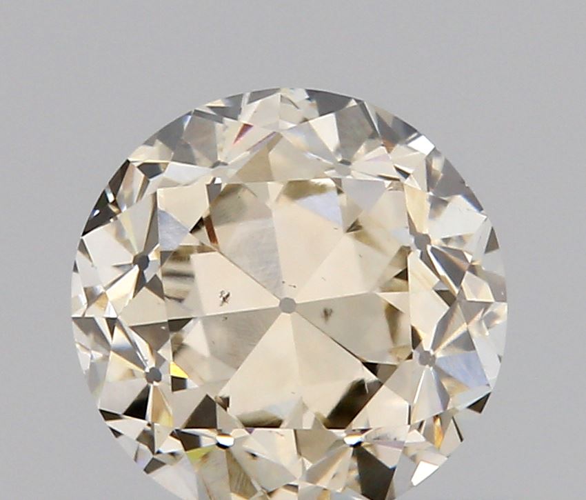 0.69ct | Light Brown VS Round Shape Old European Cut Diamond-Modern Rustic Diamond