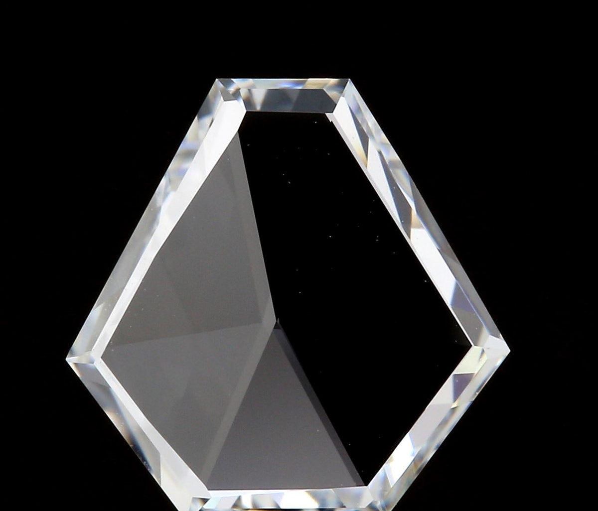 0.70ct | E/VVS2 Shield Shape Rose Cut Diamond (GIA)-Modern Rustic Diamond