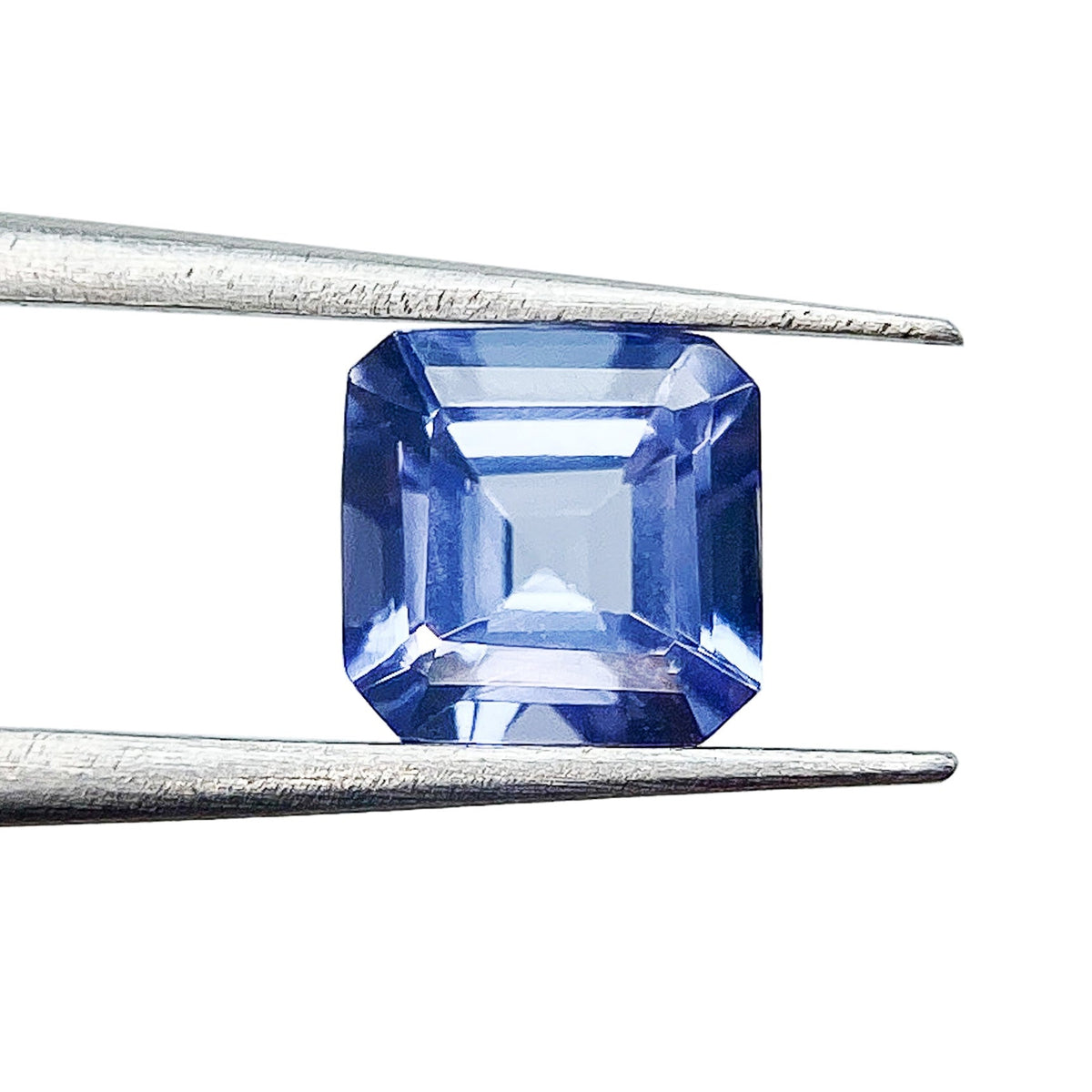 0.71ct | Asscher Shape Step Cut Tanzanite-Modern Rustic Diamond