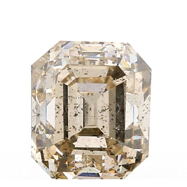 0.71ct | Champagne SI Emerald Shape Step Cut Diamond-Modern Rustic Diamond