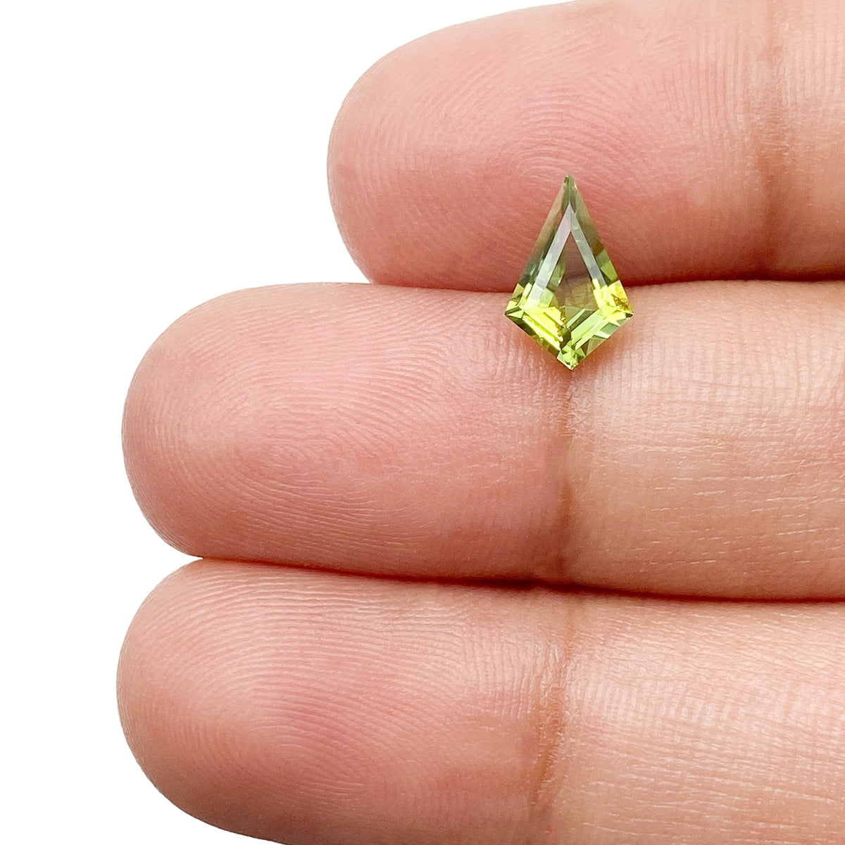 0.71ct | Kite Shape Step Cut Tourmaline-Modern Rustic Diamond