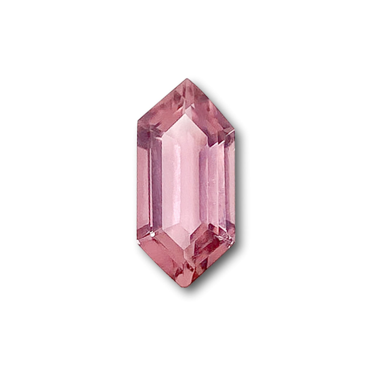 0.72ct | Hexagon Shape Step Cut Tourmaline-Modern Rustic Diamond