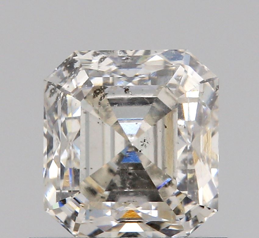 0.74ct | G-H/SI1-SI Asscher Shape Step Cut Diamond-Modern Rustic Diamond