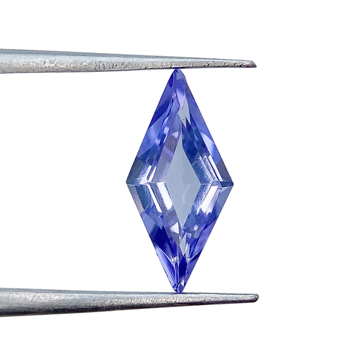 0.74ct | Lozenge Shape Step Cut Tanzanite-Modern Rustic Diamond