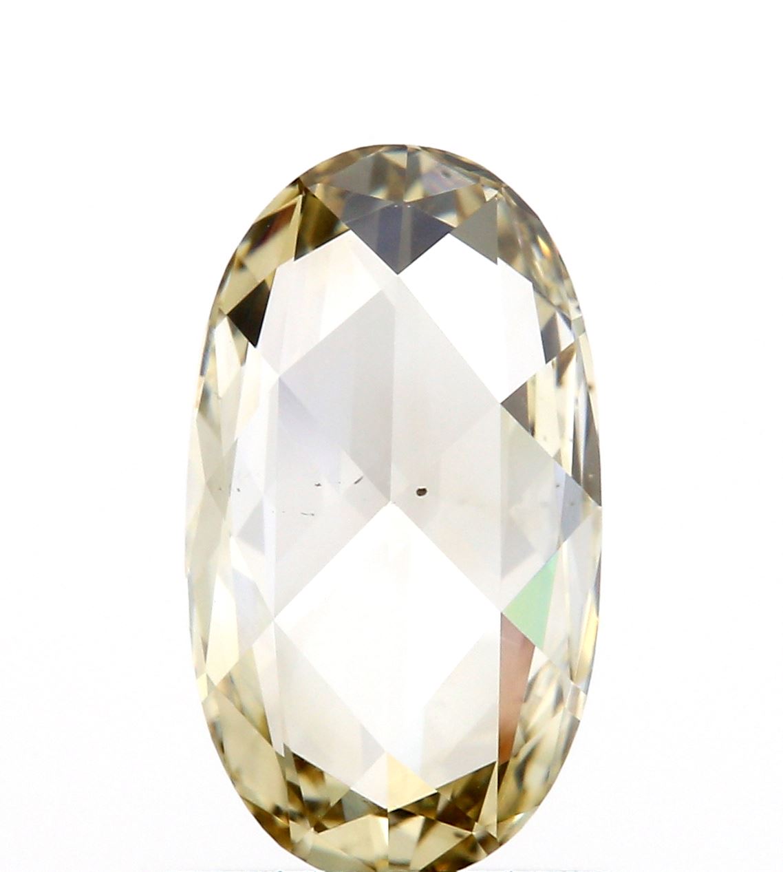 0.75ct | Champagne VS-SI Oval Shape Rose Cut Diamond-Modern Rustic Diamond