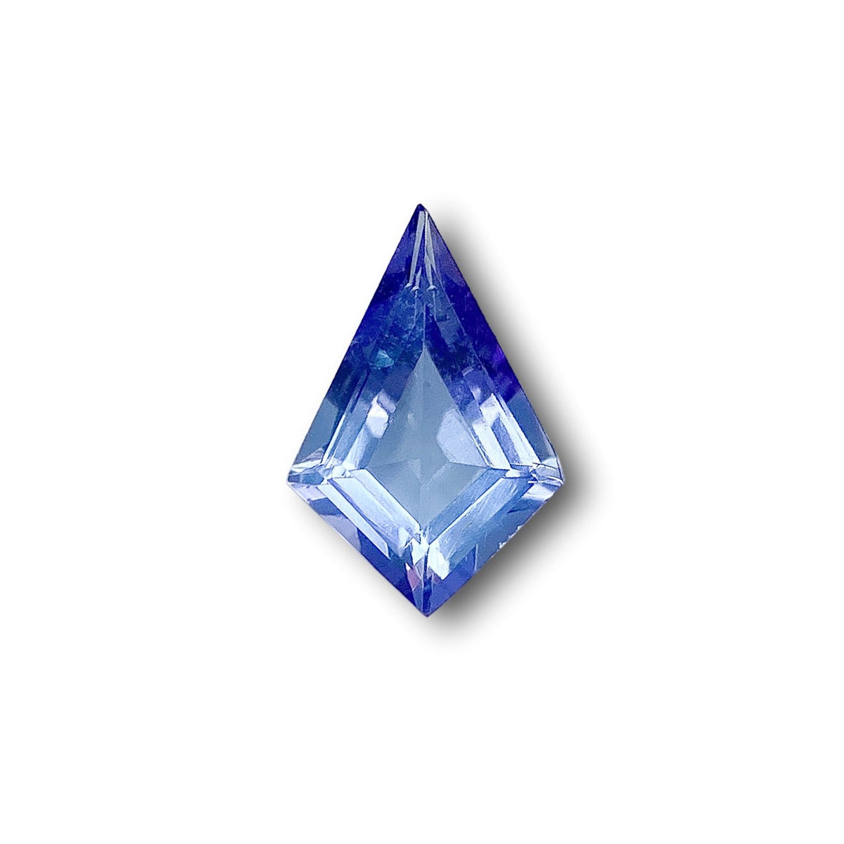 0.75ct | Kite Shape Step Cut Tanzanite-Modern Rustic Diamond