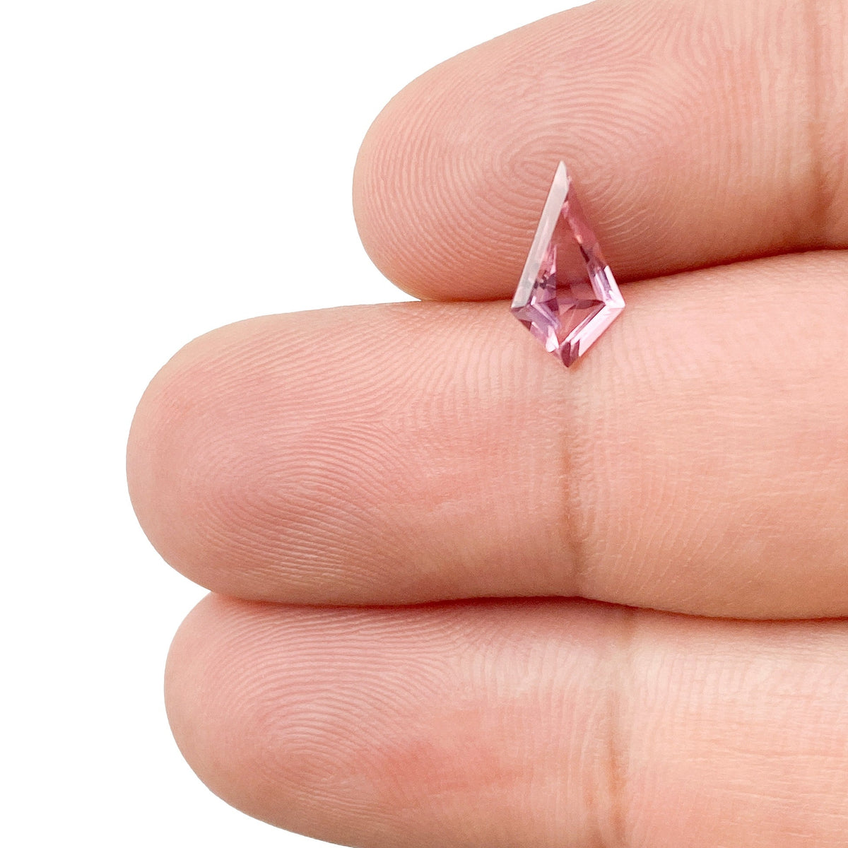 0.76ct | Kite Shape Step Cut Tourmaline-Modern Rustic Diamond