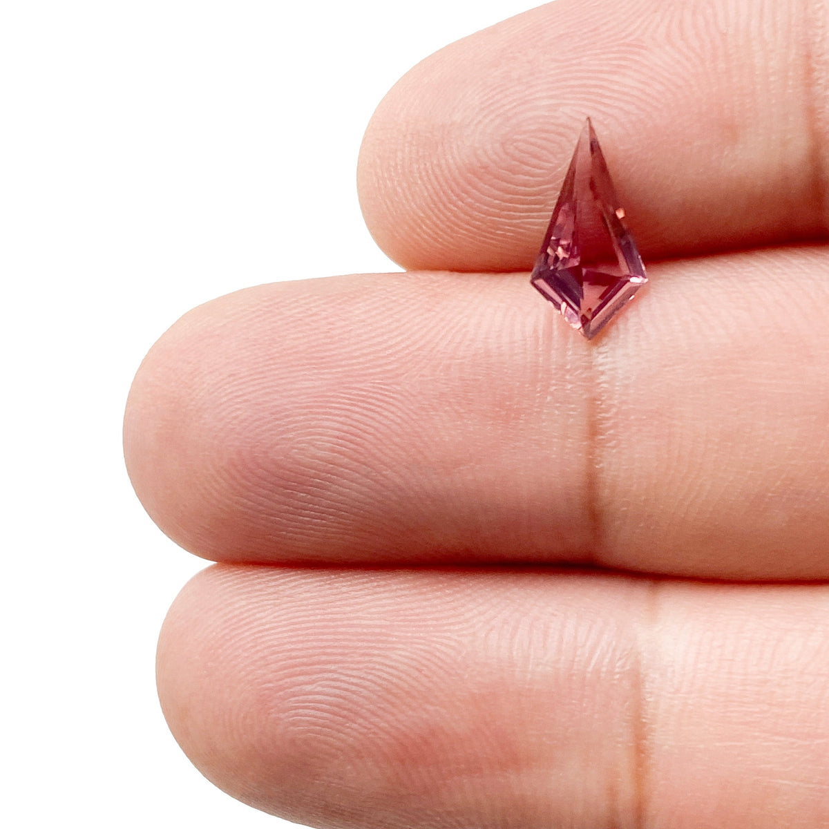 0.76ct | Kite Shape Step Cut Tourmaline-Modern Rustic Diamond