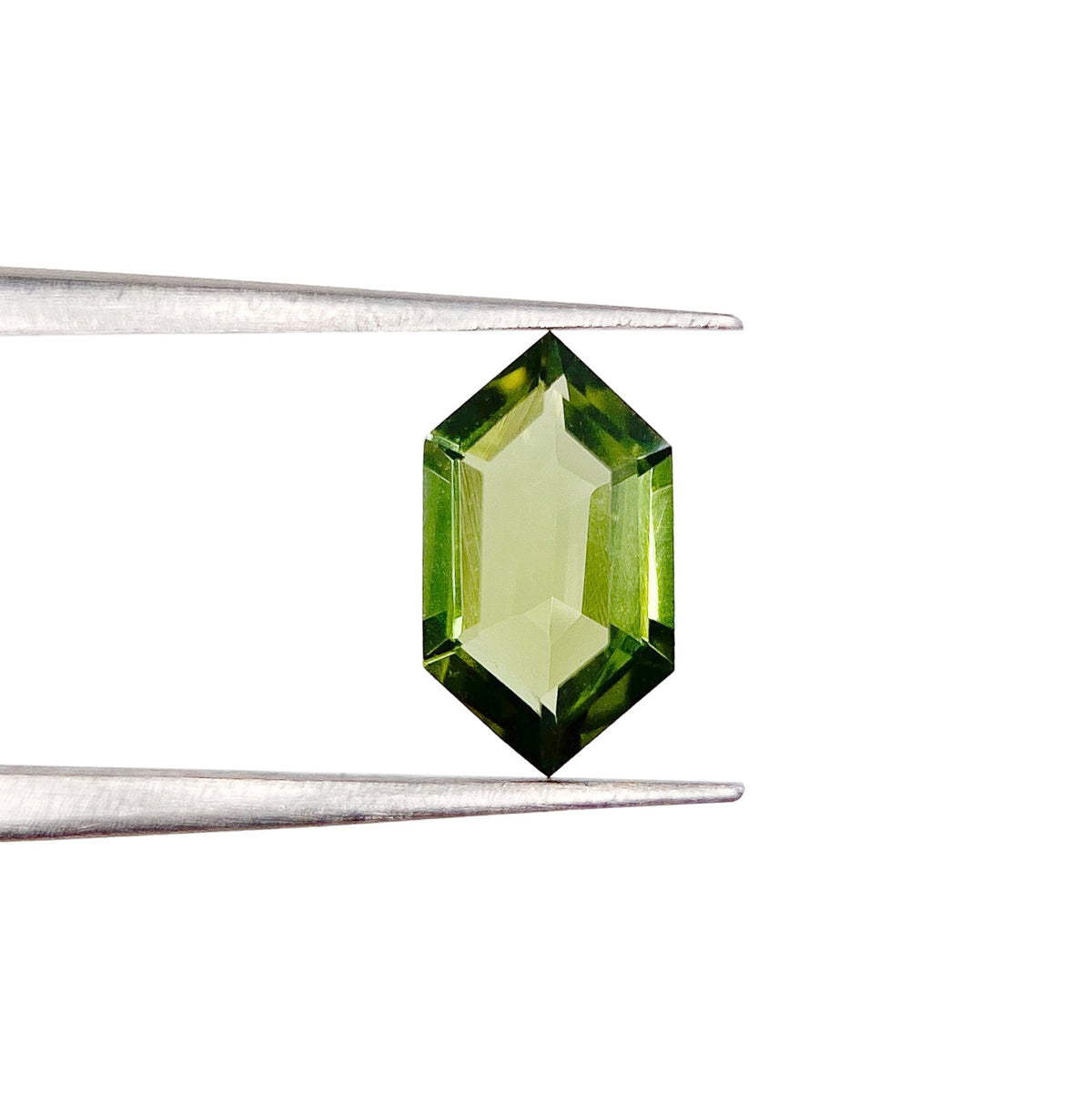 0.78ct | Hexagon Shape Step Cut Tourmaline-Modern Rustic Diamond