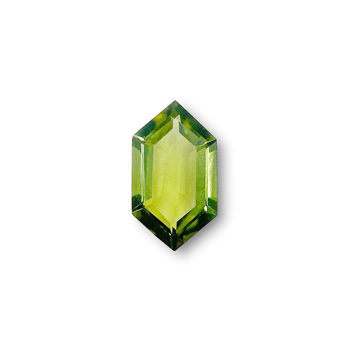 0.78ct | Hexagon Shape Step Cut Tourmaline-Modern Rustic Diamond