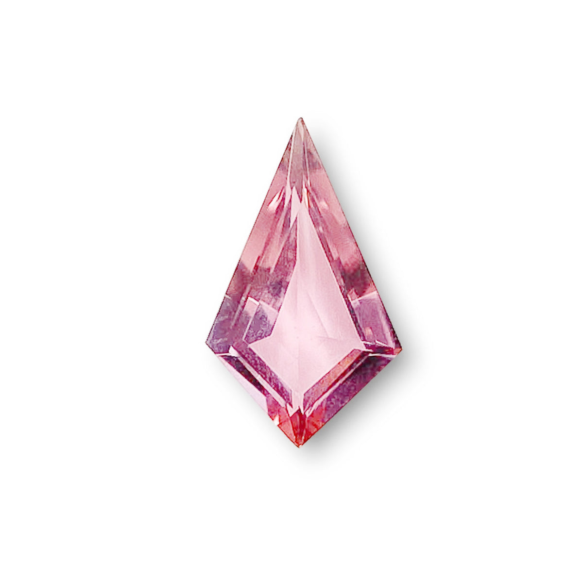 0.78ct | Kite Shape Step Cut Tourmaline-Modern Rustic Diamond