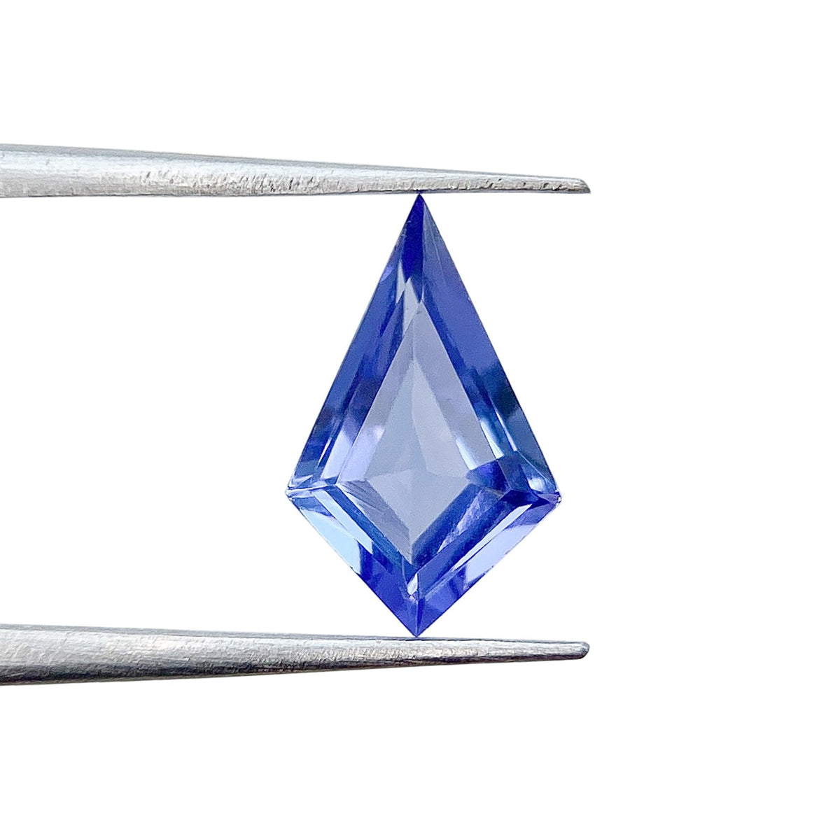 0.80ct | Kite Shape Step Cut Tanzanite-Modern Rustic Diamond