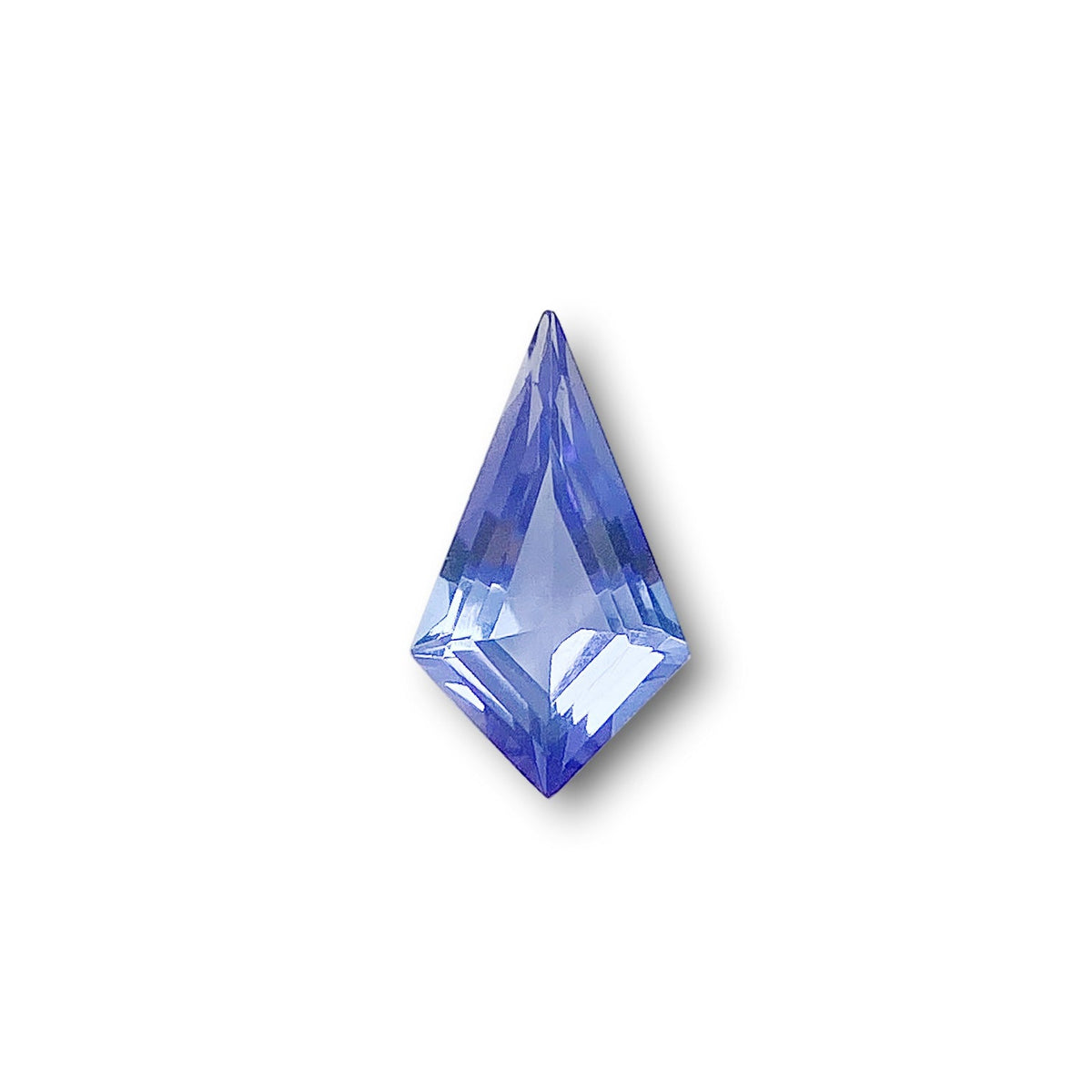 0.80ct | Kite Shape Step Cut Tanzanite-Modern Rustic Diamond