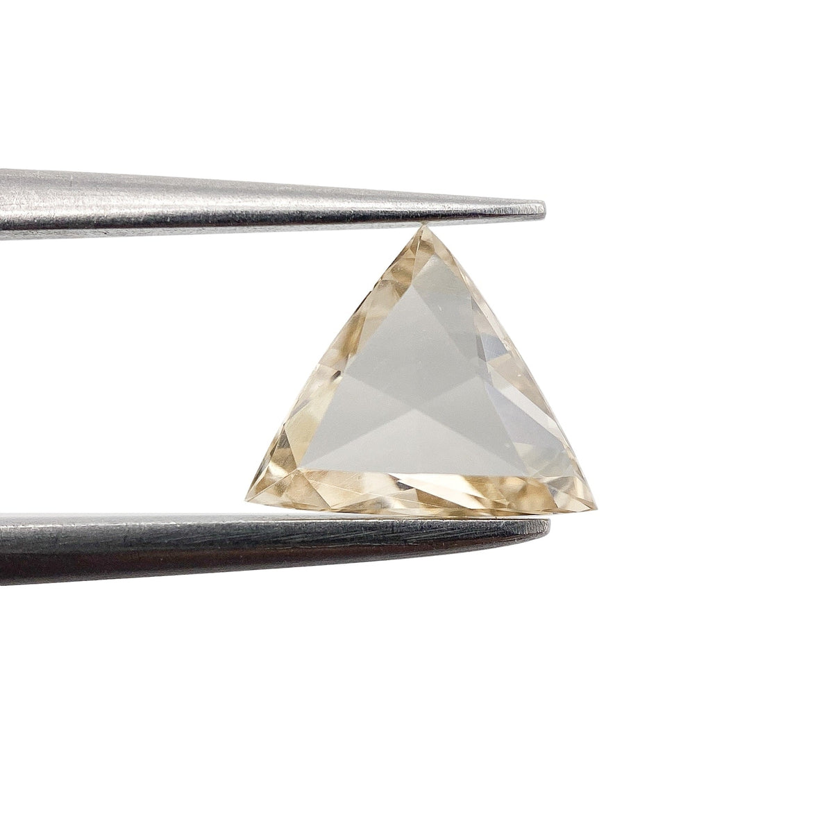 0.81ct | Champagne VVS Trilliant Shape Rose Cut Diamond-Modern Rustic Diamond