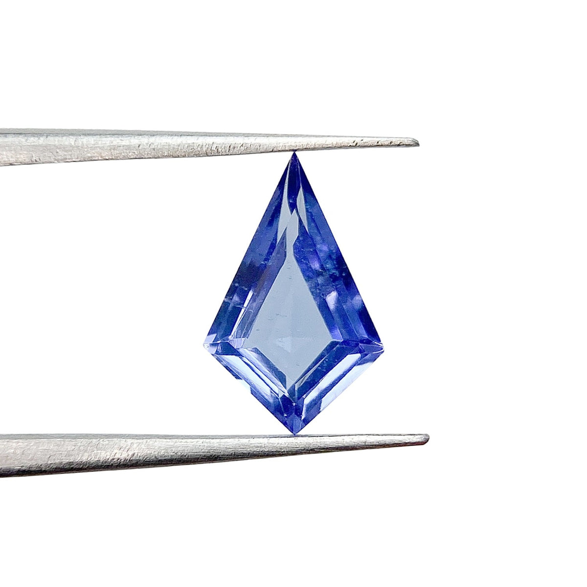 0.83ct | Kite Shape Step Cut Tanzanite-Modern Rustic Diamond