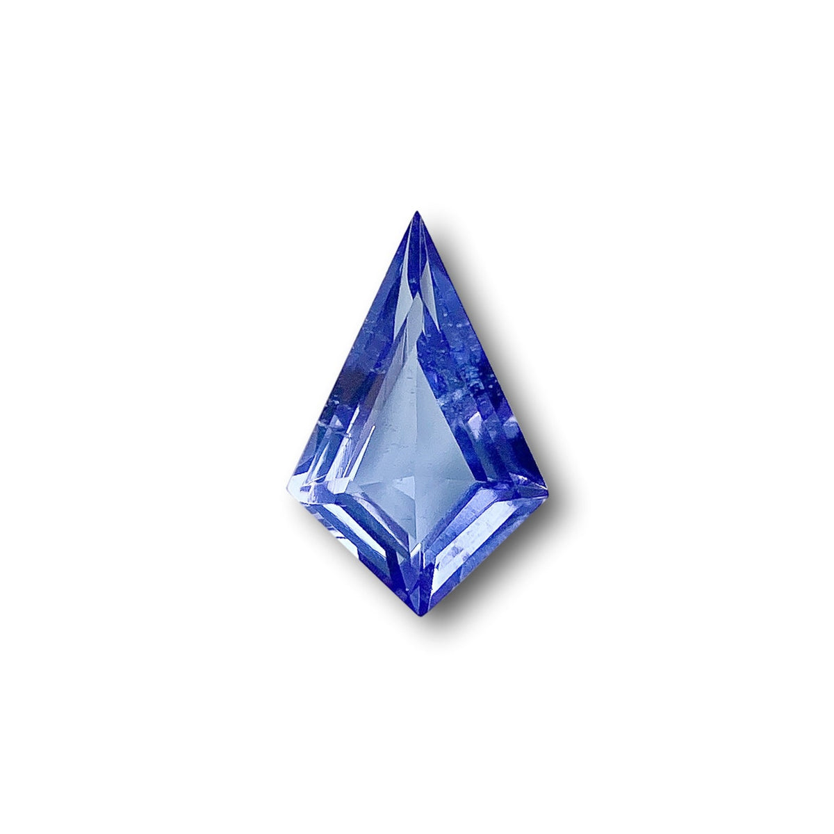 0.83ct | Kite Shape Step Cut Tanzanite-Modern Rustic Diamond