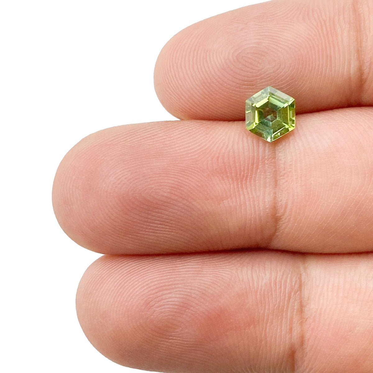 0.84ct | Hexagon Shape Step Cut Tourmaline-Modern Rustic Diamond