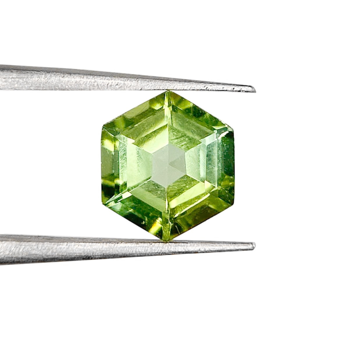 0.84ct | Hexagon Shape Step Cut Tourmaline-Modern Rustic Diamond