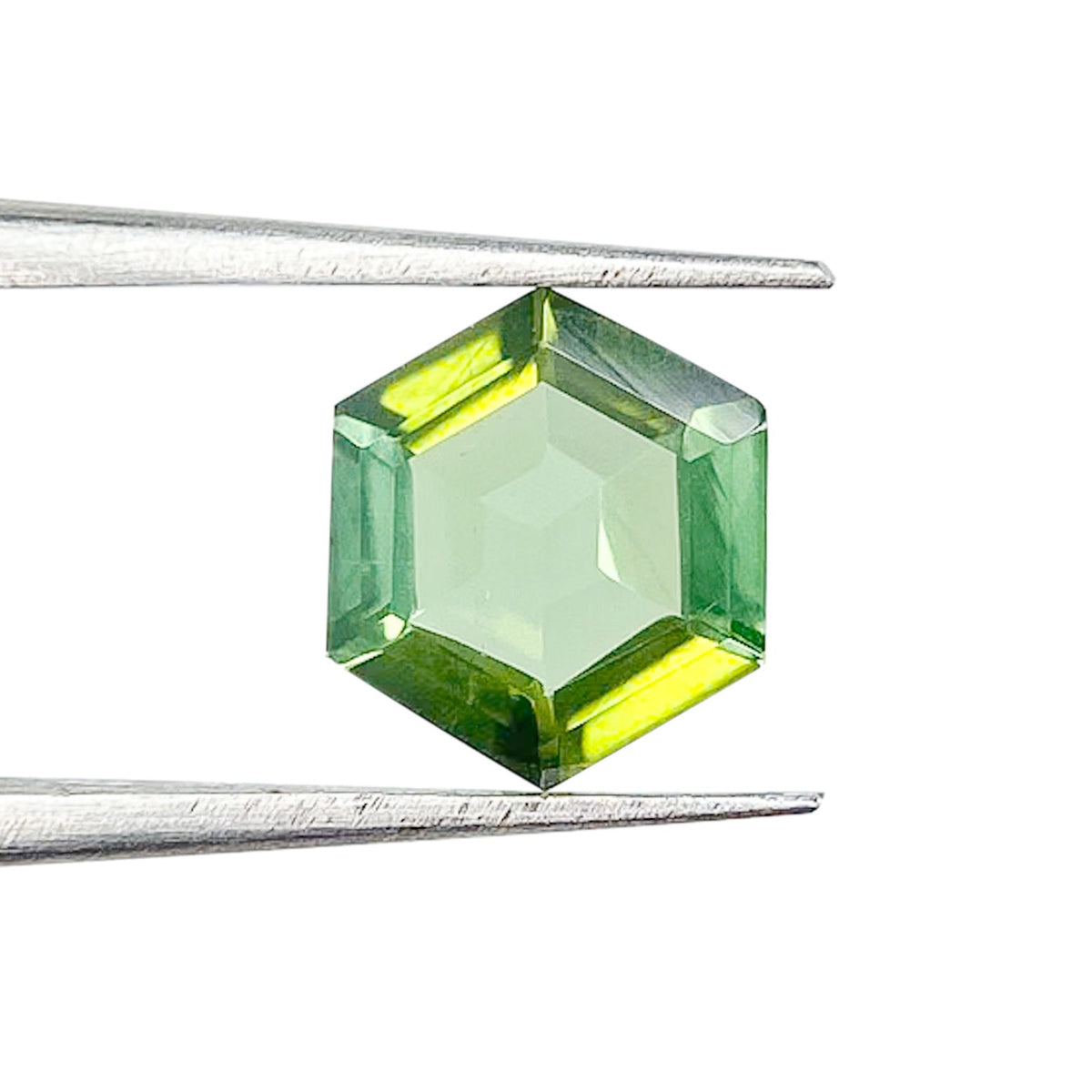 0.84ct | Hexagon Shape Step Cut Tourmaline-Modern Rustic Diamond