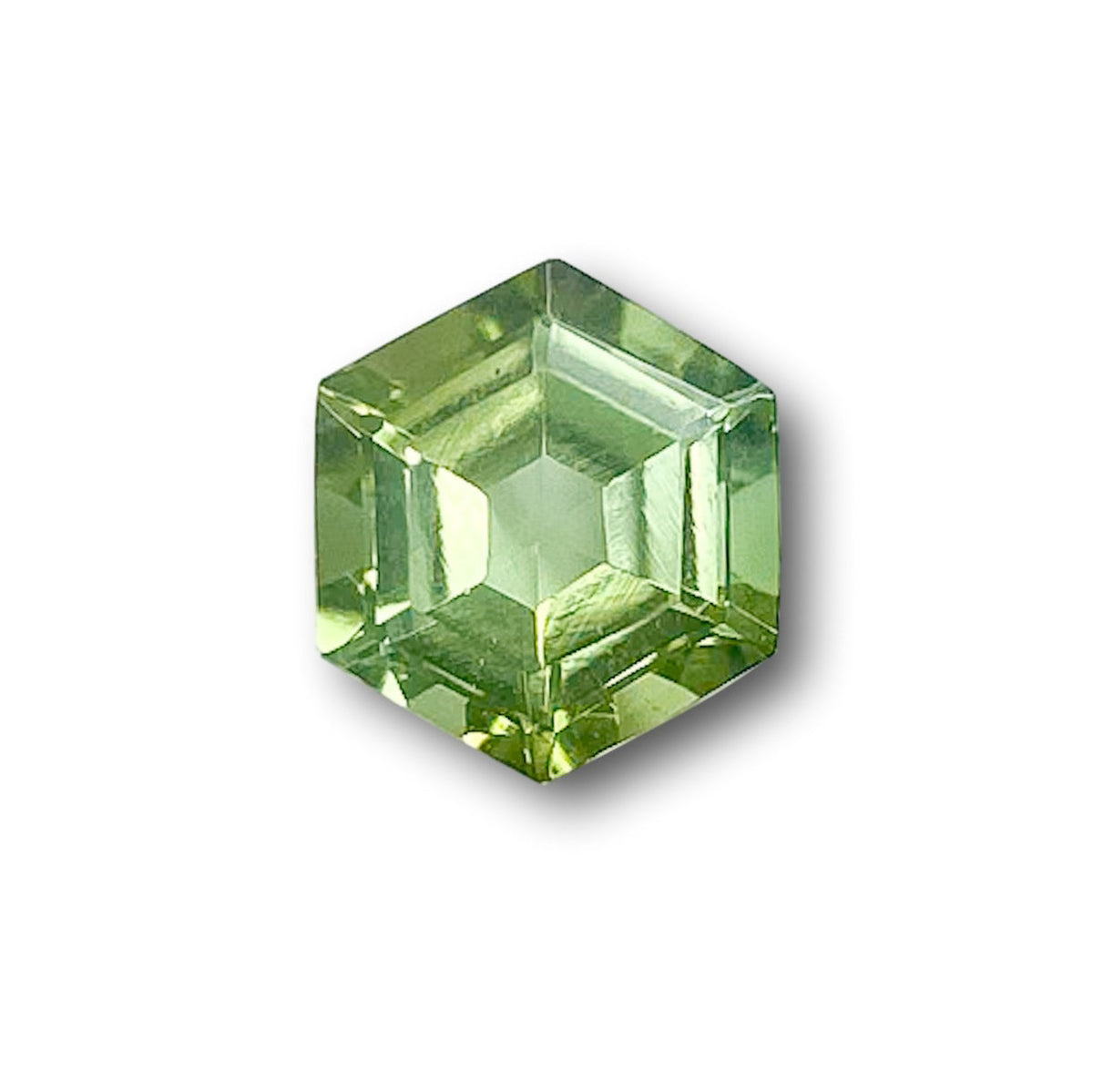 0.84ct | Hexagon Shape Step Cut Tourmaline-Modern Rustic Diamond