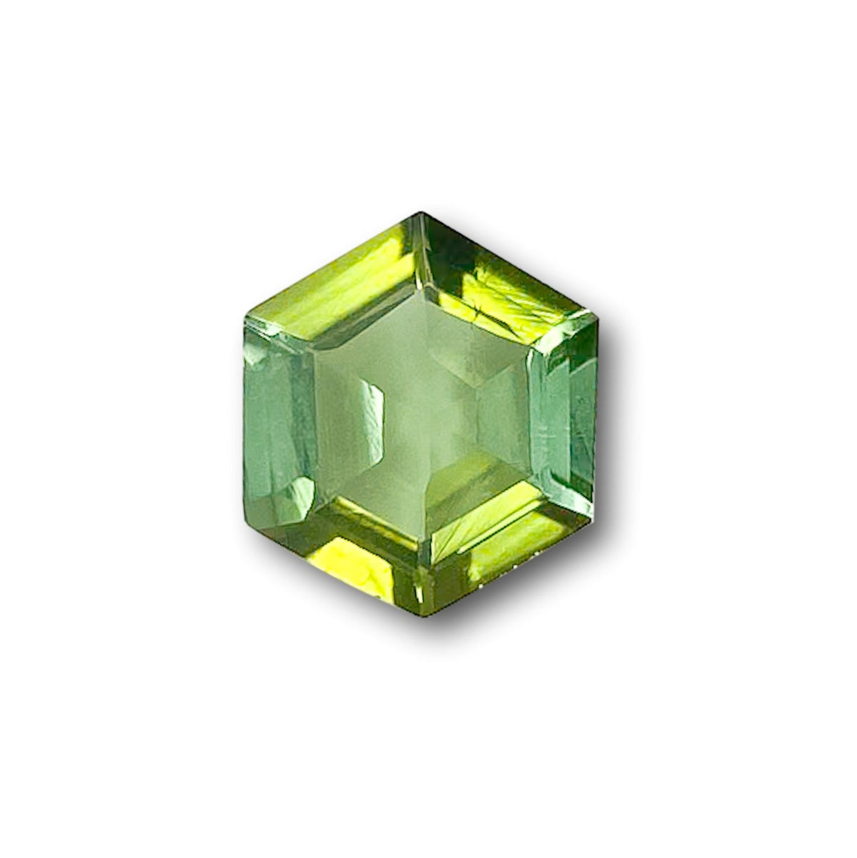 0.84ct | Hexagon Shape Step Cut Tourmaline-Modern Rustic Diamond