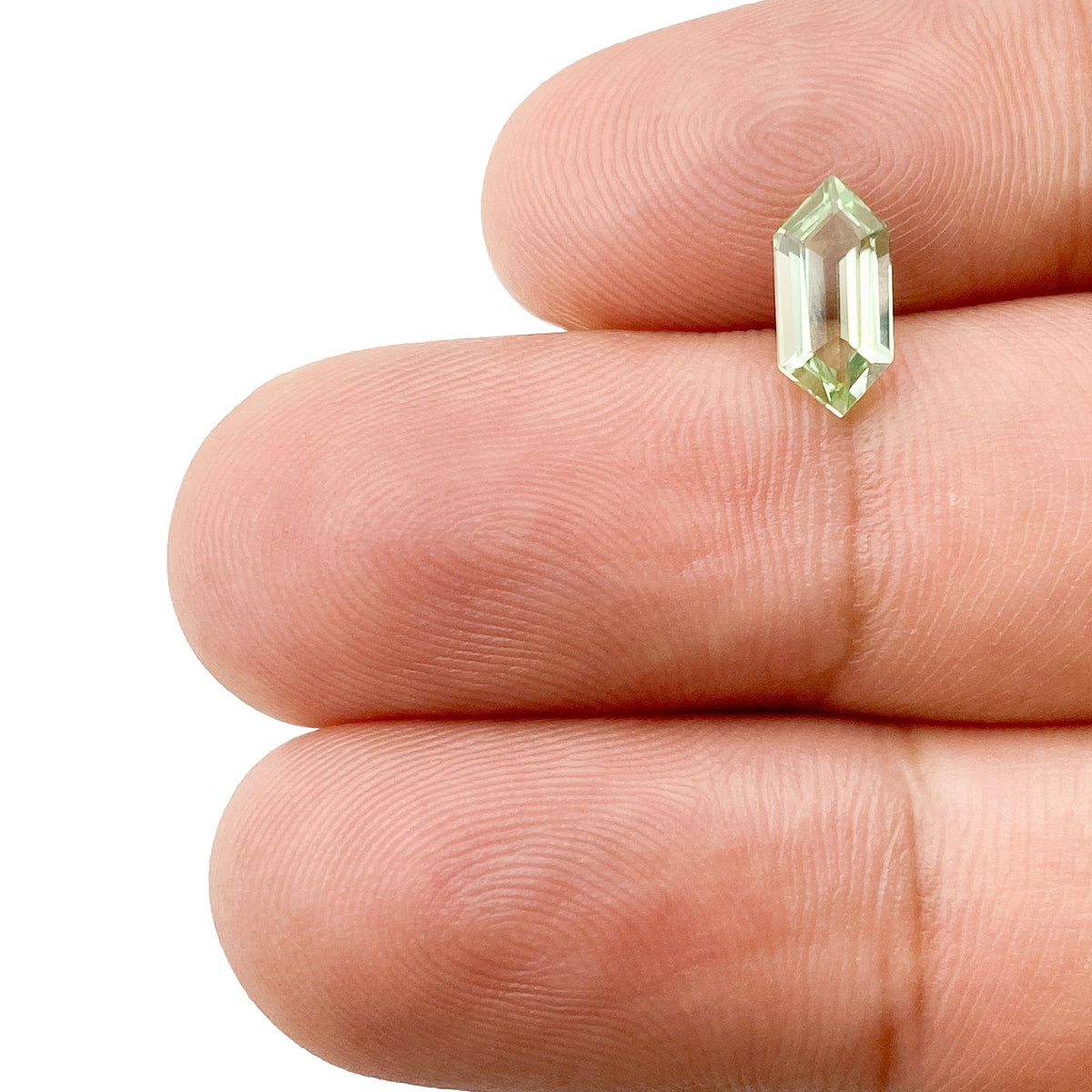 0.85ct | Hexagon Shape Step Cut Tourmaline-Modern Rustic Diamond