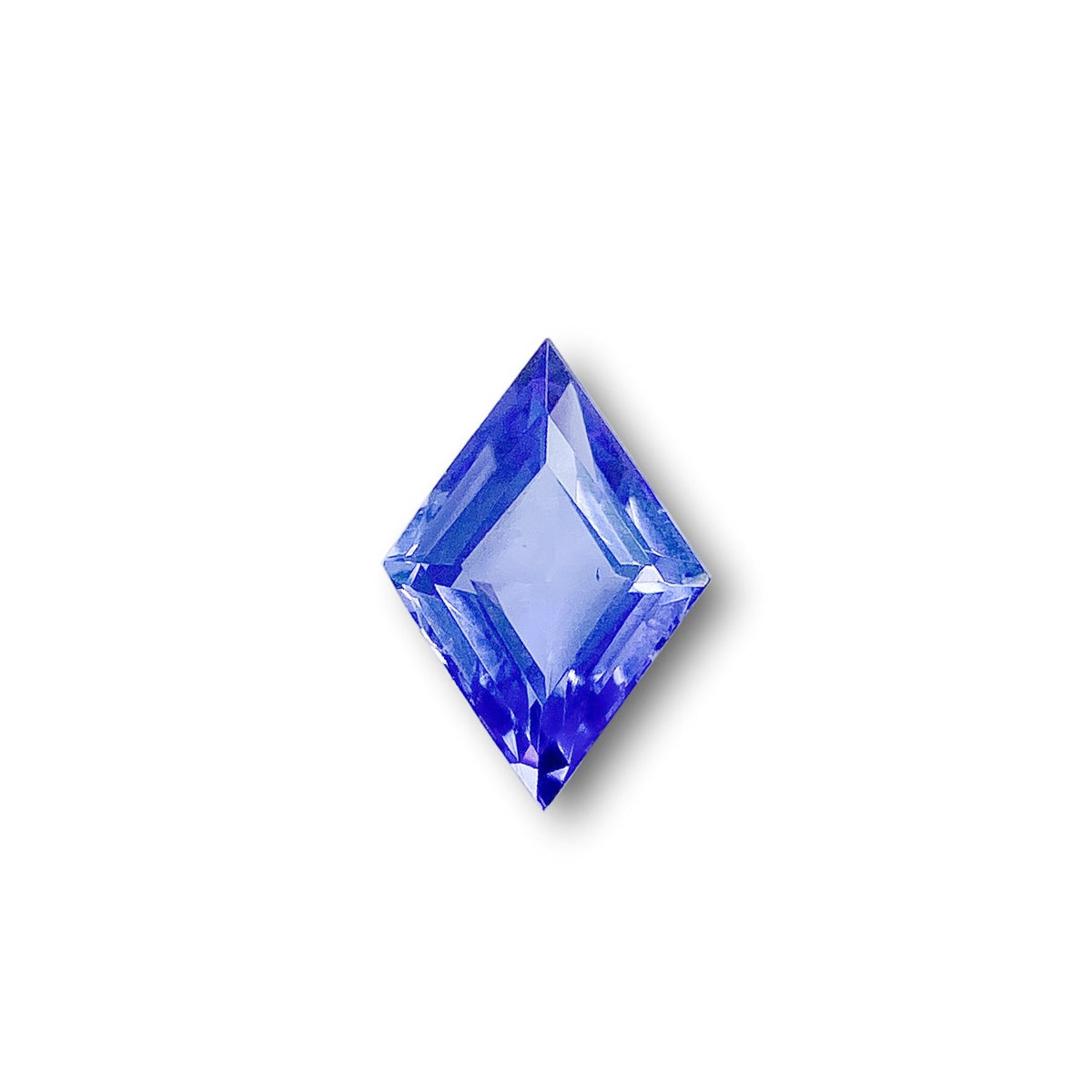 0.87ct | Lozenge Shape Step Cut Tanzanite-Modern Rustic Diamond