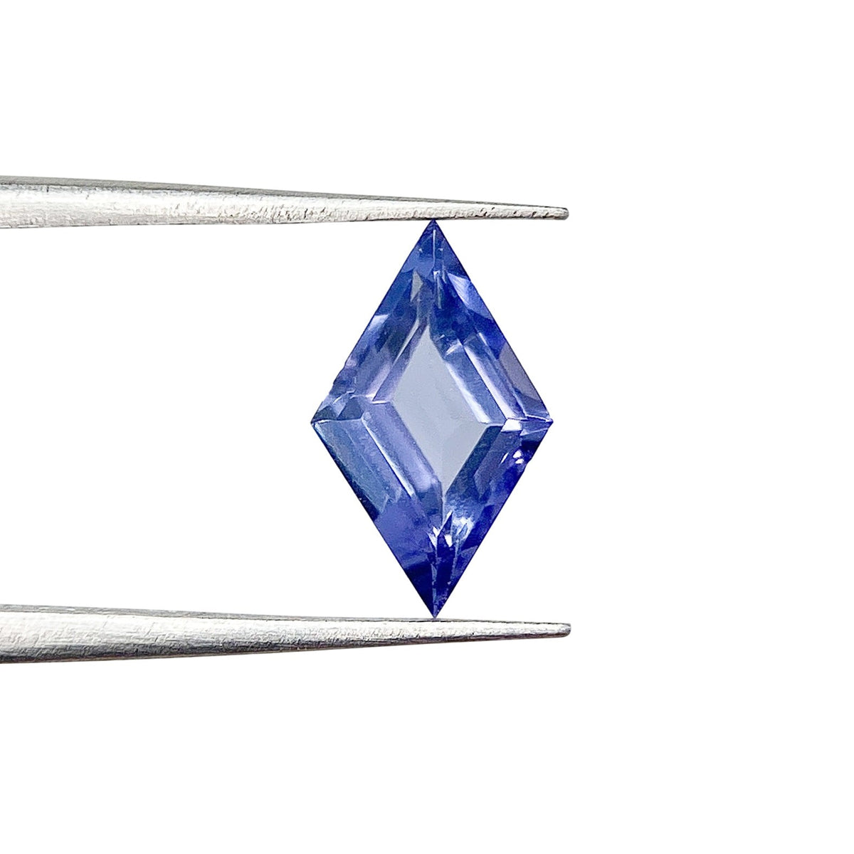 0.88ct | Lozenge Shape Step Cut Tanzanite-Modern Rustic Diamond