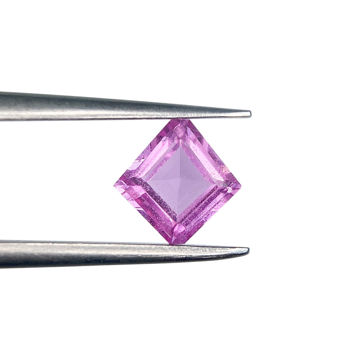 0.88ct | Step Cut Kite Shape Pink Sapphire-Modern Rustic Diamond