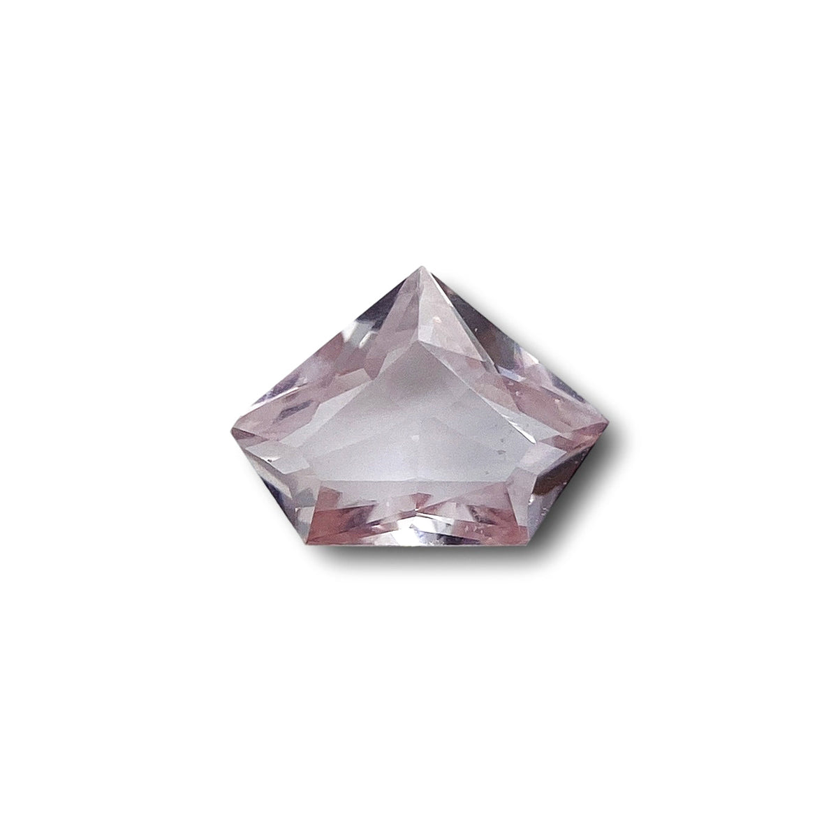 0.91ct | Brilliant Cut Shield Shape Pink Sapphire-Modern Rustic Diamond