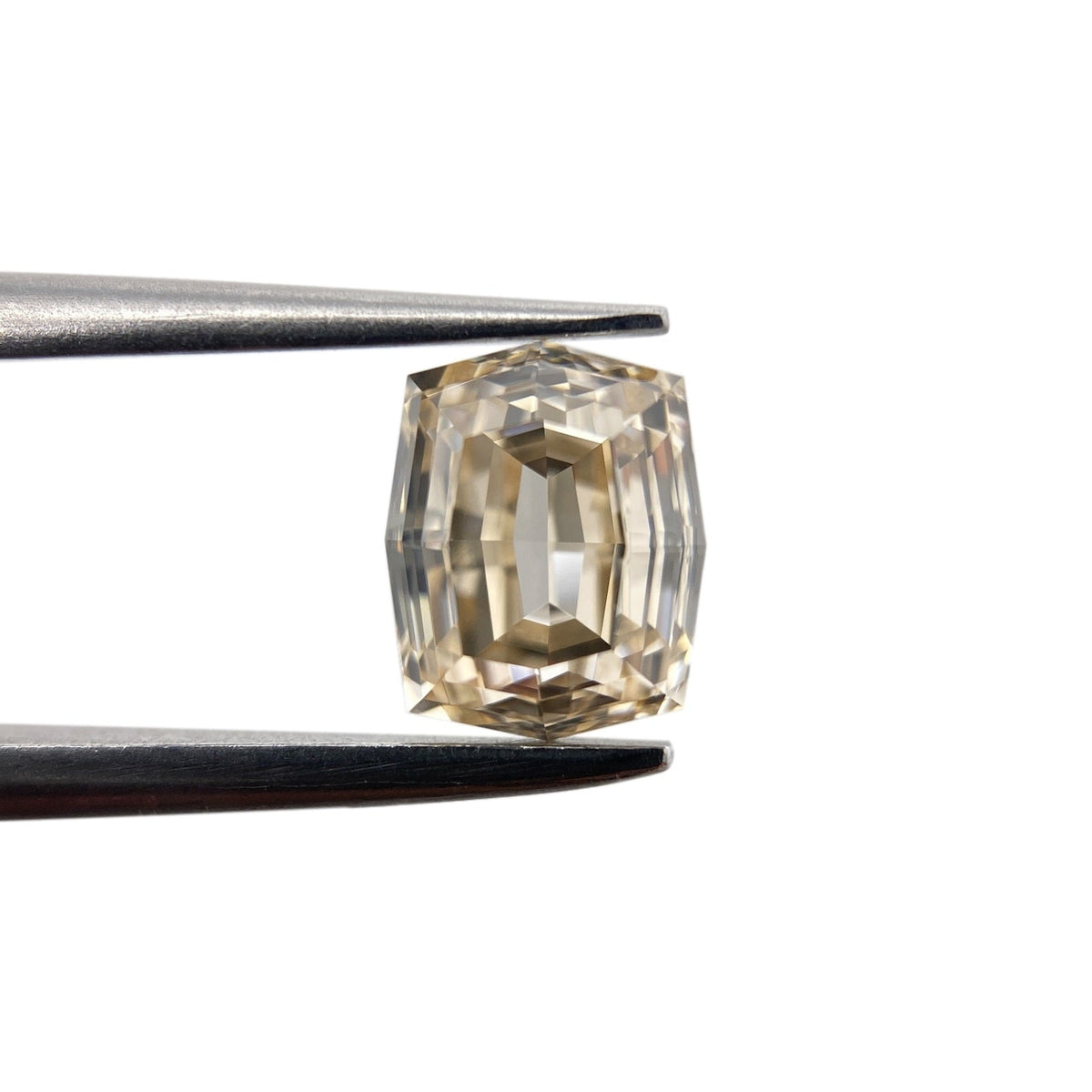 0.91ct | Champagne VVS Octagonal Shape Step Cut Diamond-Modern Rustic Diamond