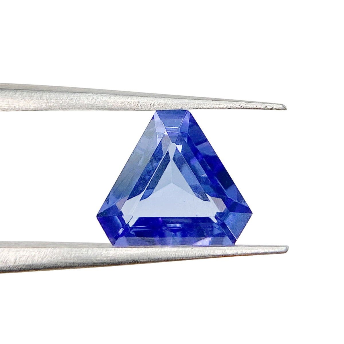 0.92ct | Shield Shape Step Cut Tanzanite-Modern Rustic Diamond