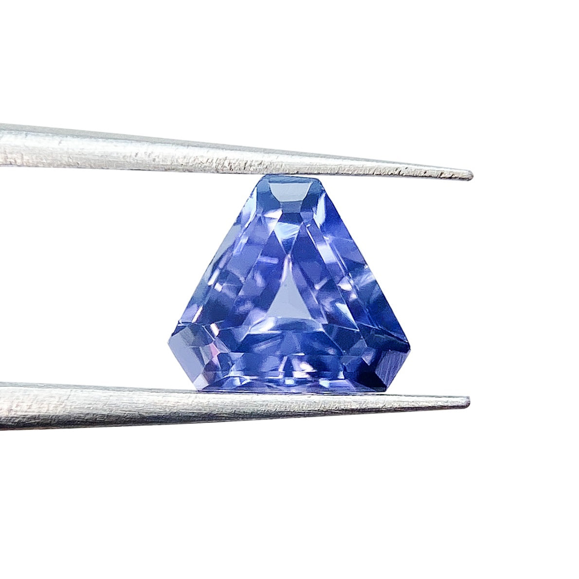 0.92ct | Shield Shape Step Cut Tanzanite-Modern Rustic Diamond