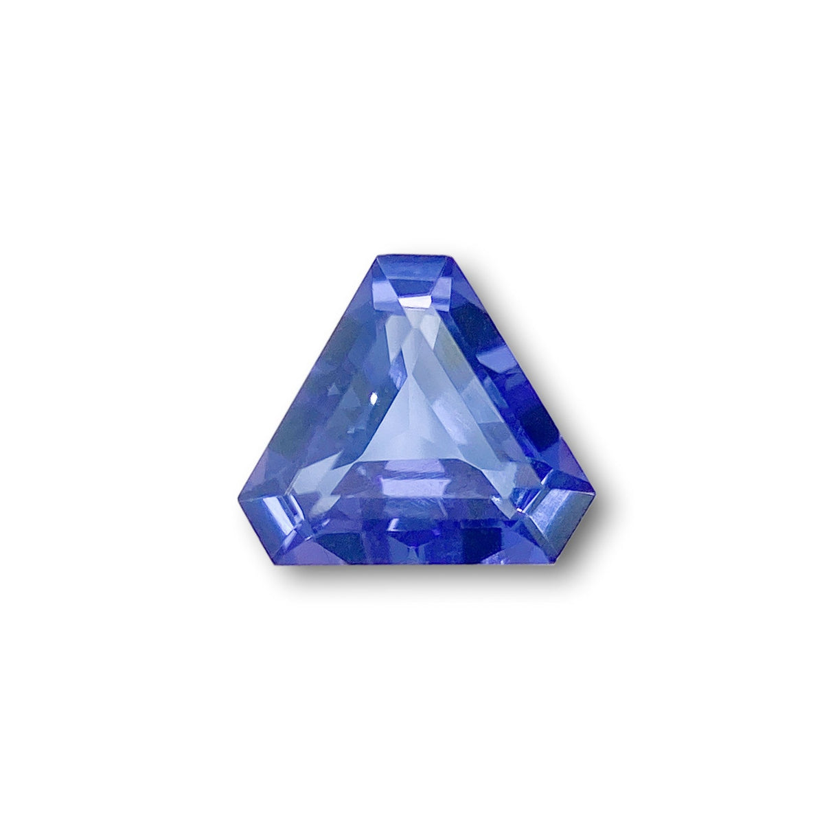 0.92ct | Shield Shape Step Cut Tanzanite-Modern Rustic Diamond