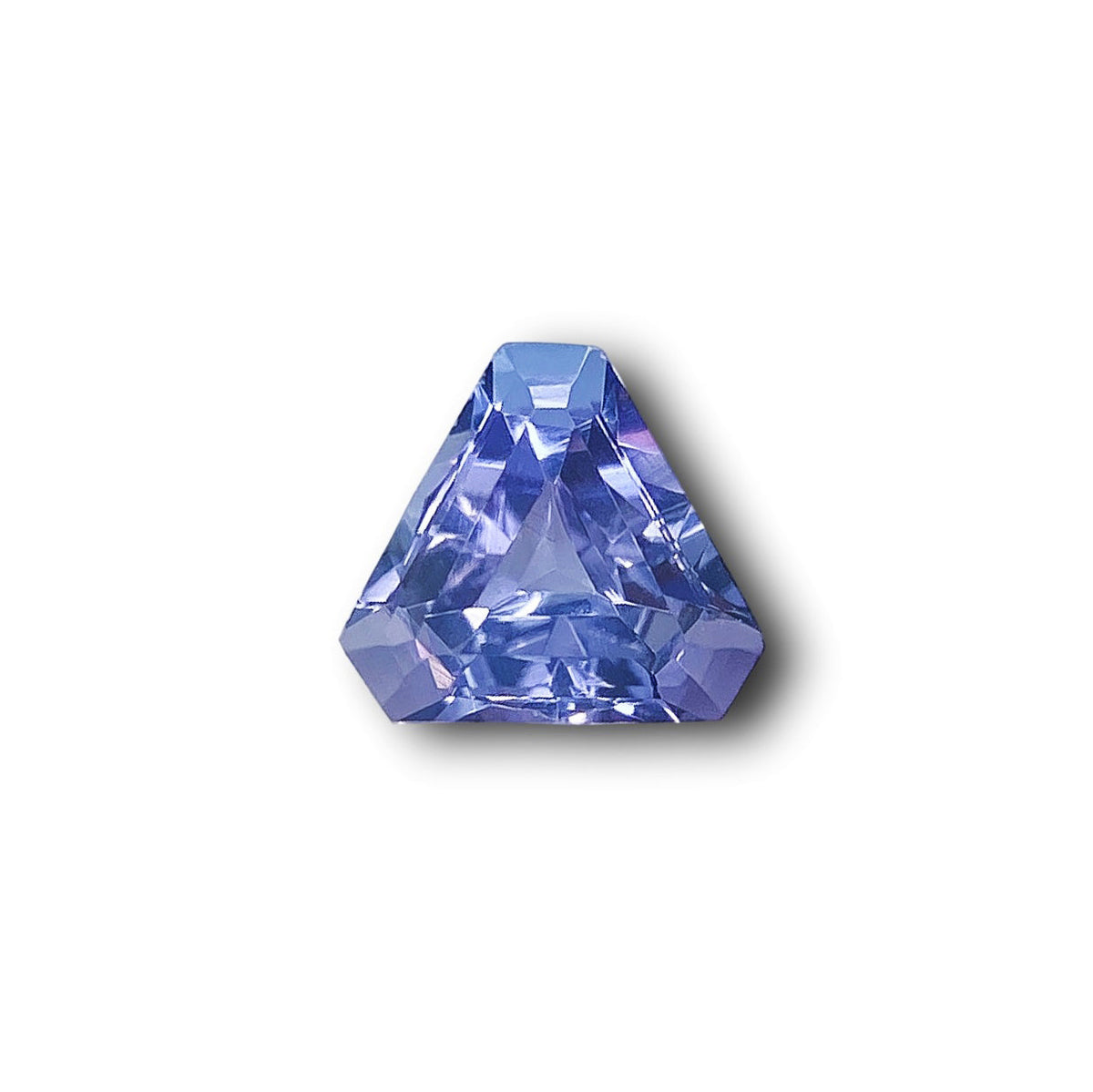 0.92ct | Shield Shape Step Cut Tanzanite-Modern Rustic Diamond