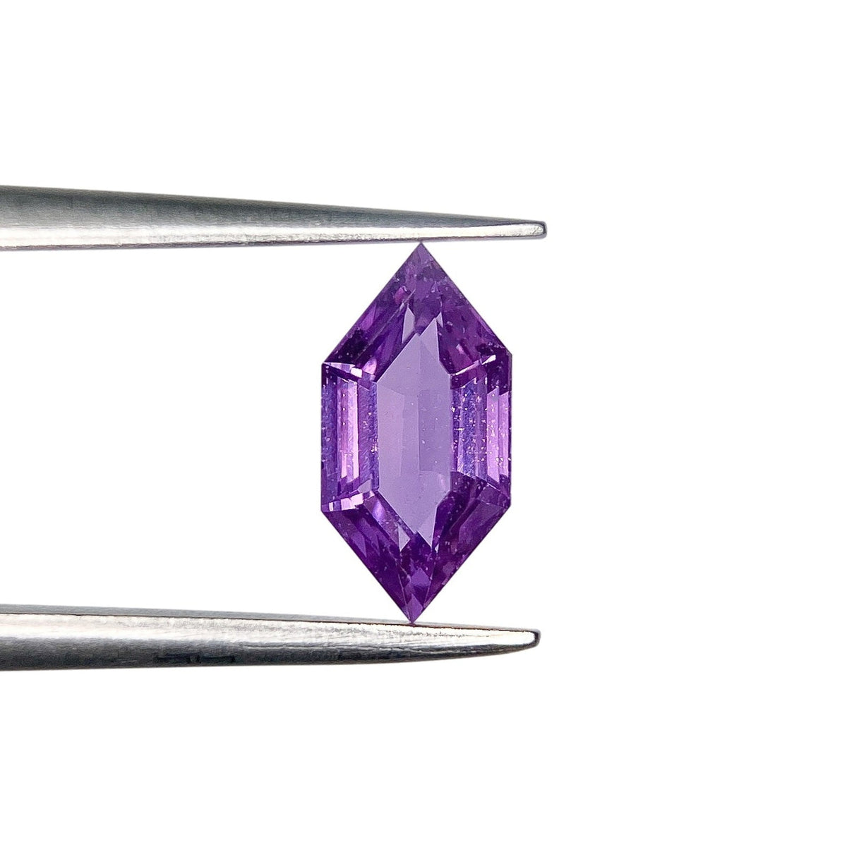 0.93ct | Step Cut Hexagon Shape Pink Sapphire-Modern Rustic Diamond