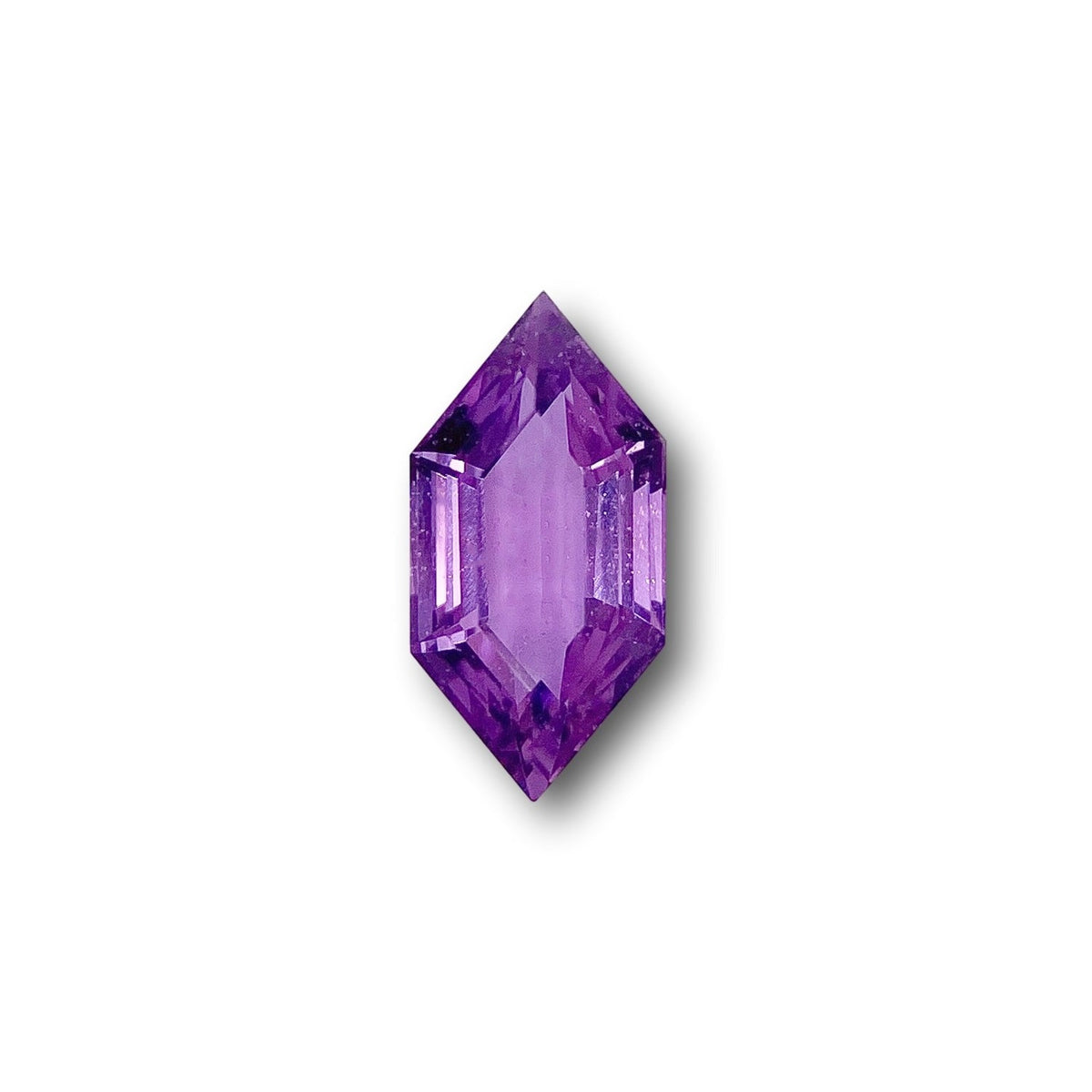 0.93ct | Step Cut Hexagon Shape Pink Sapphire-Modern Rustic Diamond