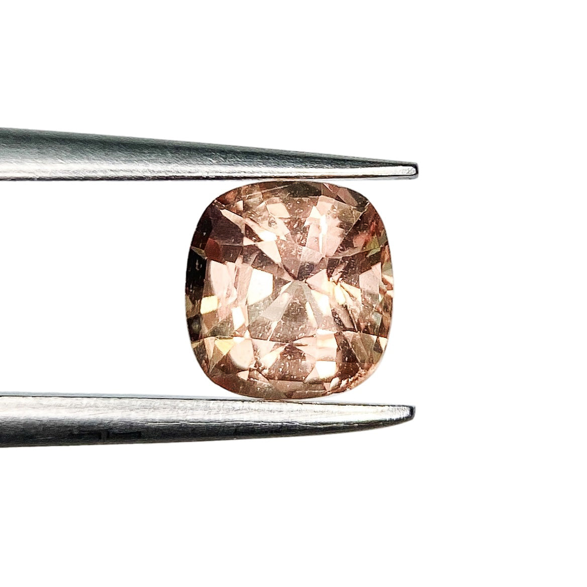 0.96ct | Brilliant Cut Cushion Shape Orange Brown Sapphire-Modern Rustic Diamond