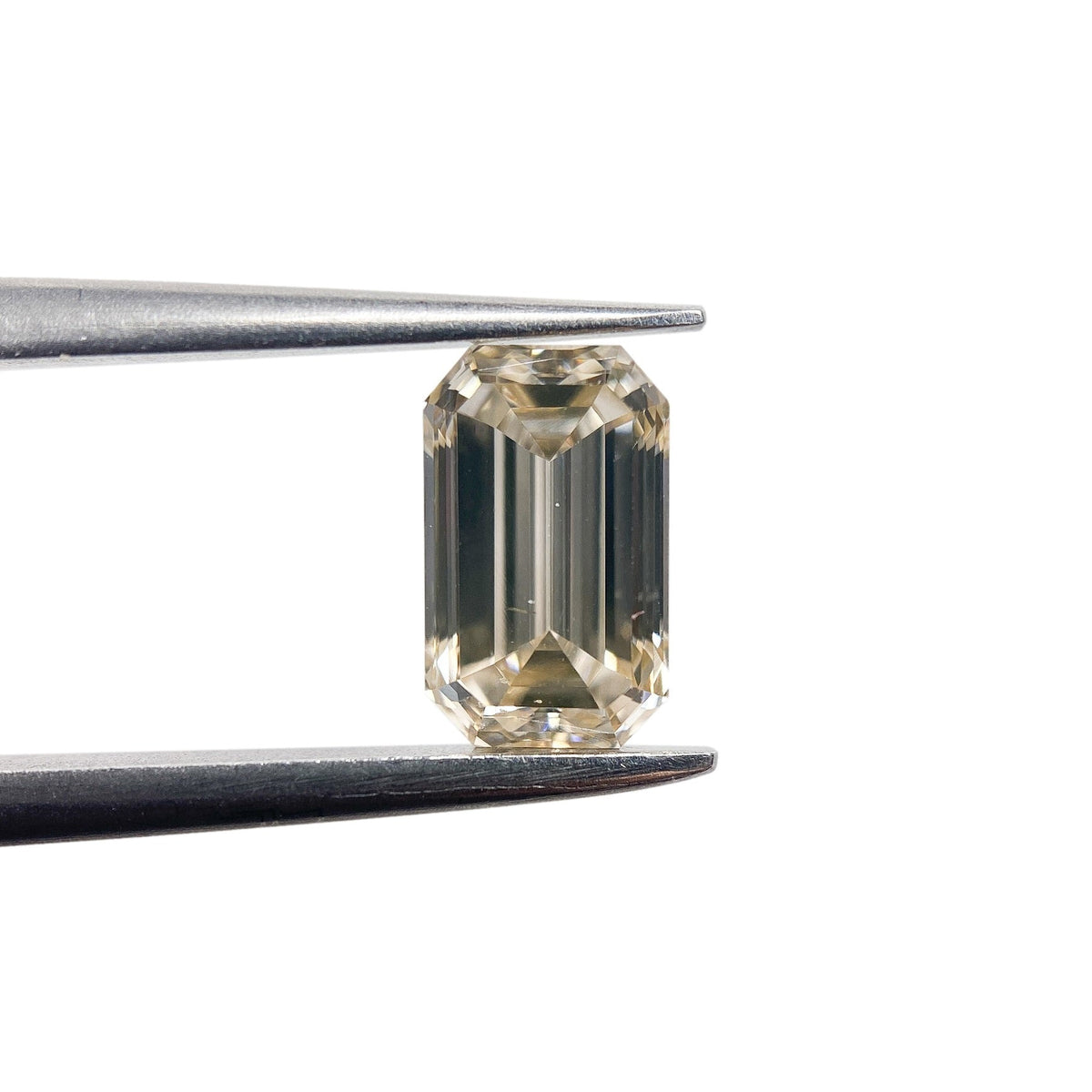 1.00ct | Champagne VS Emerald Shape Step Cut Diamond-Modern Rustic Diamond